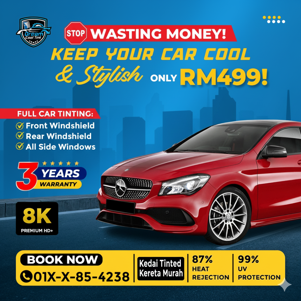 Kedai Tinted Kereta Murah Near Me