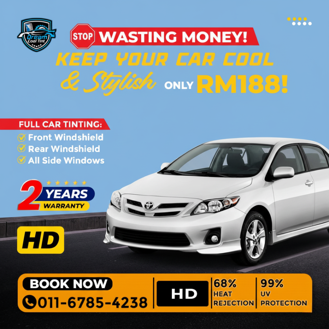 tinted kereta murah near me