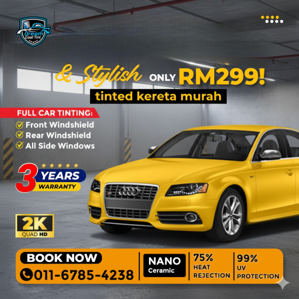 tinted kereta murah